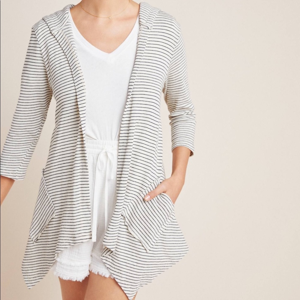 Anthropologie Saturday/Sunday cardigan pink color